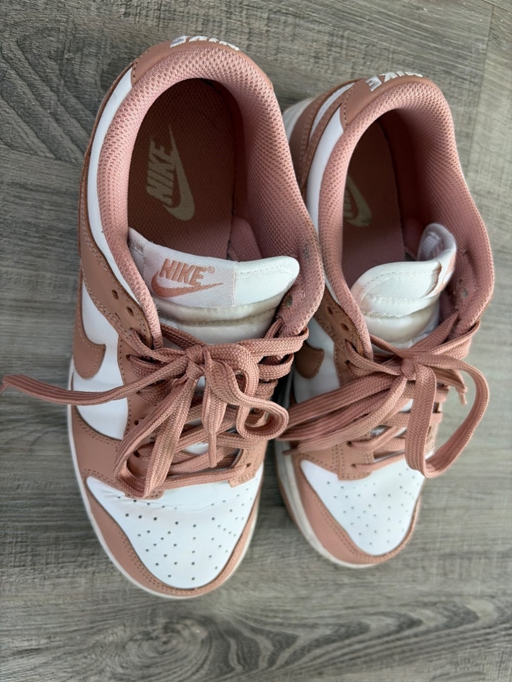 Nike Rose Whisper Dunks Size 8 - Picture 3 of 4